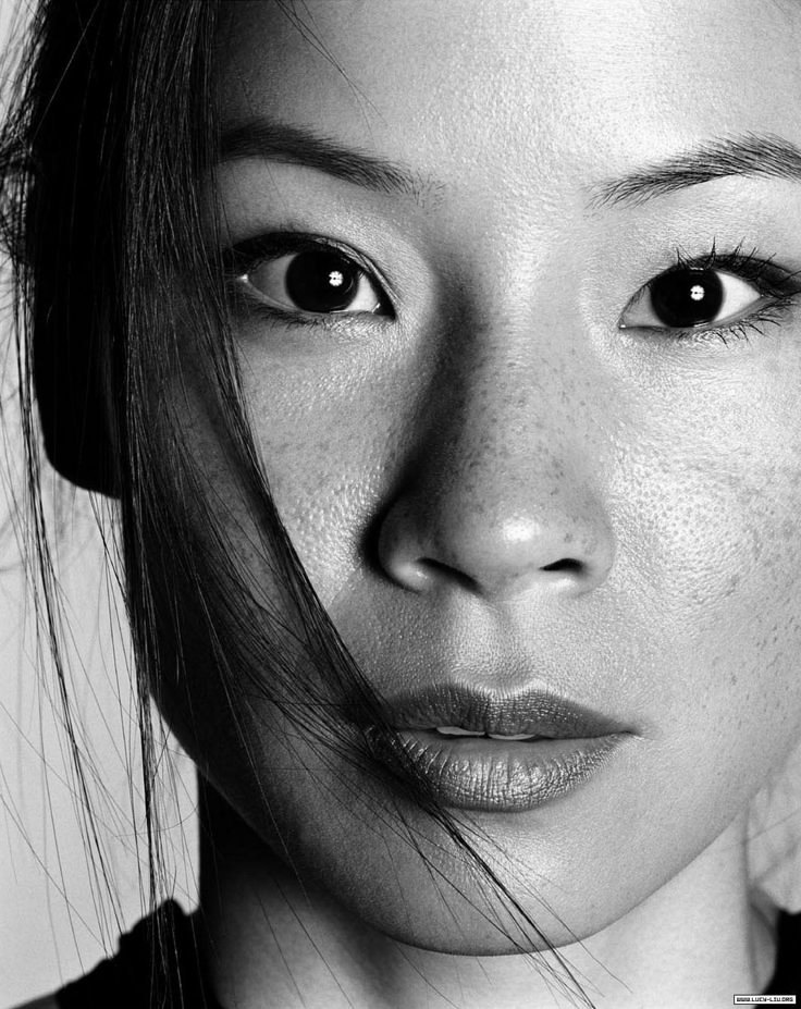 Lucy Liu — High-Definition Artistic Close-up